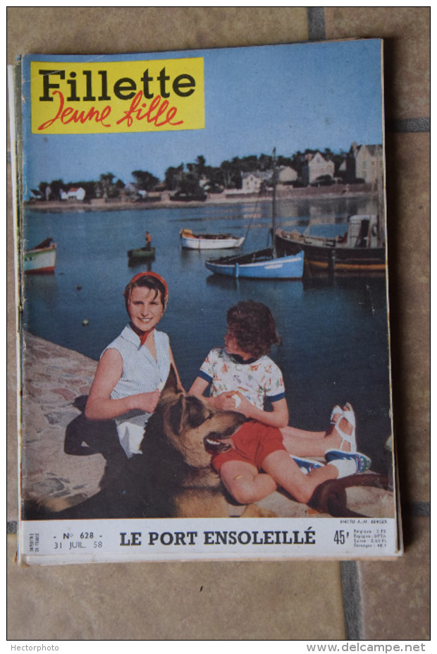 Fillette Jeune Fille N° 628 De 1958 Le Port Ensoleillé - Fillette