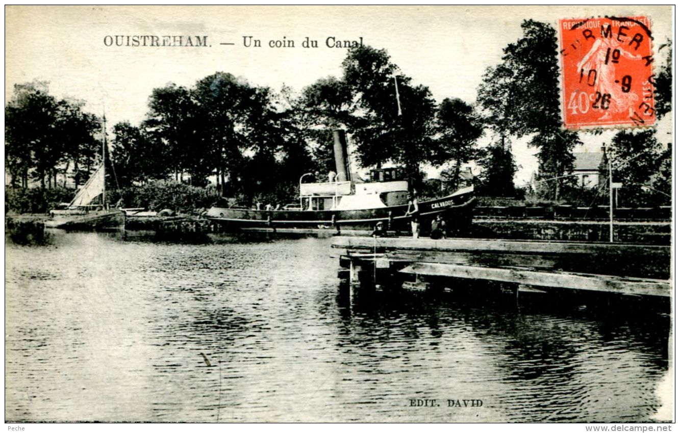 N°327 E -cpa Ouistreham Remorqueur "le Calvados" - Tugboats