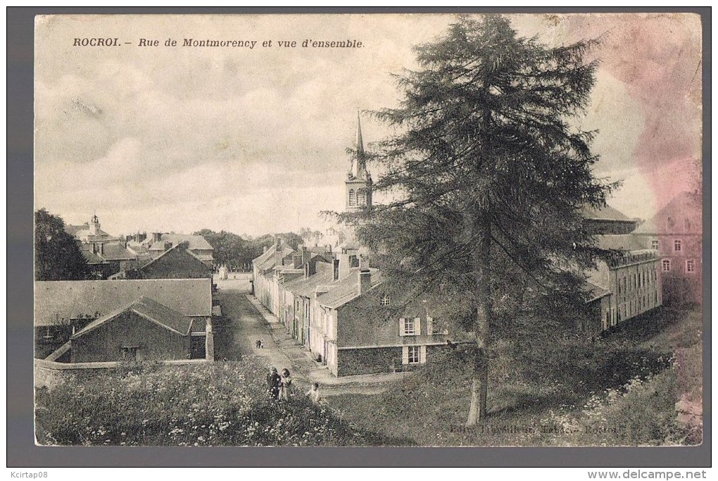 ROCROI . Rue De Montmorency Et Vue Générale . - Andere & Zonder Classificatie