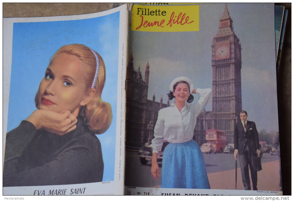 Fillette Jeune Fille N° 710  De 1960  Susan De Vant Big Ben Londres Eva Marie Saint - Fillette