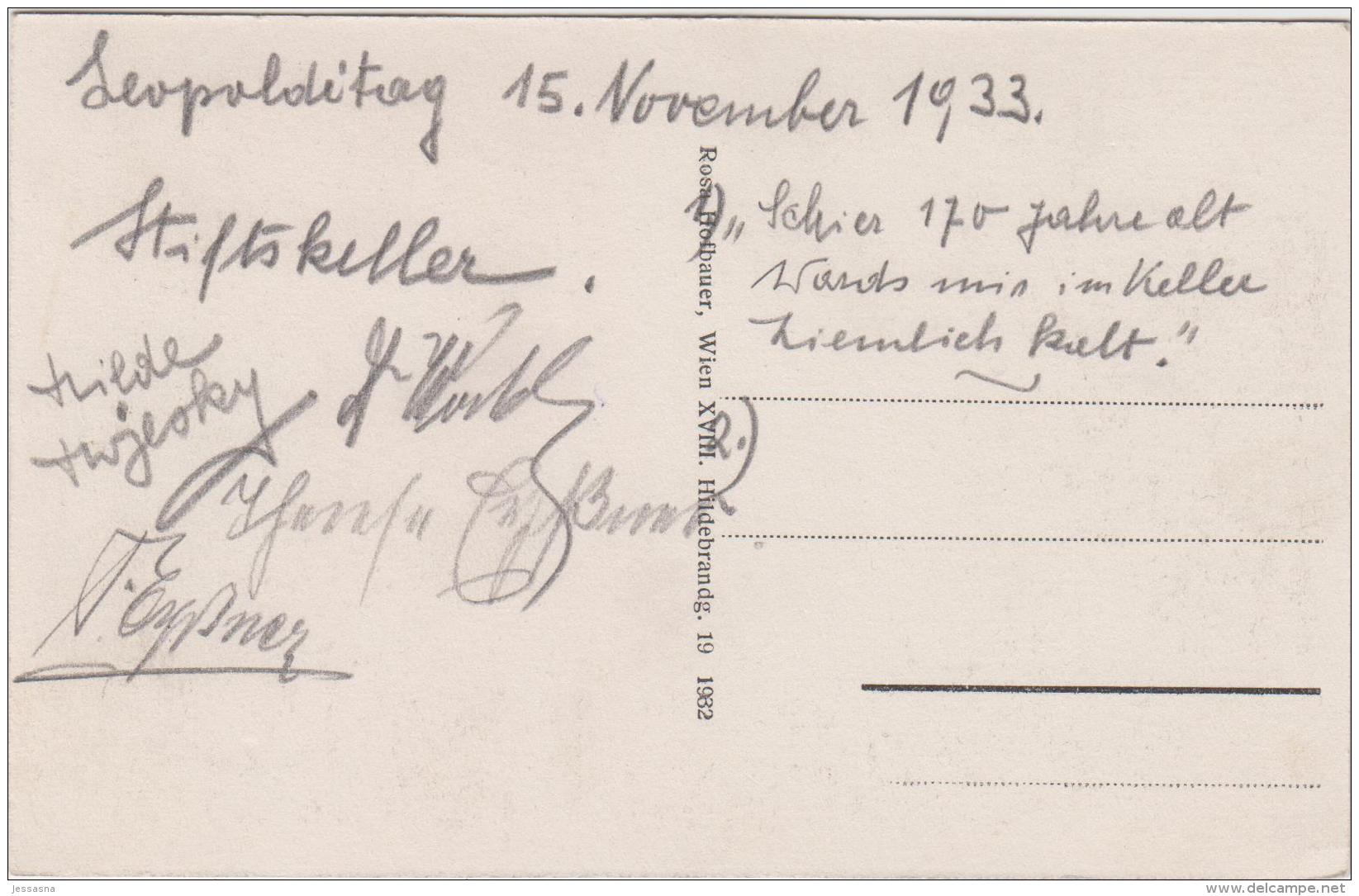AK - Klosterneuburg - Beim Fasslrutschen - 1933 - Klosterneuburg