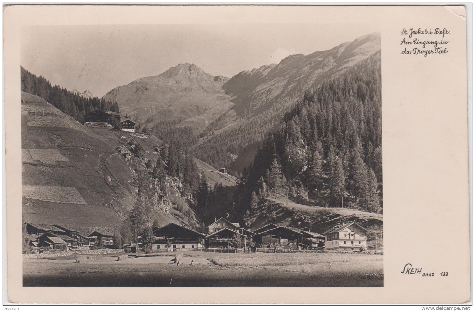 AK - St Jakob Im Defereggental - Eingang In Das Troyer Tal - 1951 - Defereggental