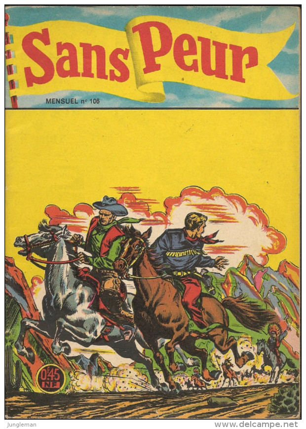 Sans Peur N° 106 - 4ème Série - SEG - Juin 1960 - Avec Karnac Le Corsaire Masqué, Champion De Service. BE - Petit Format