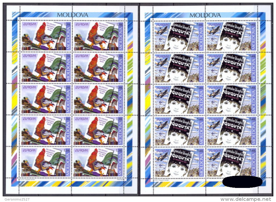 Europa CEPT 2010 MOLDOVA Children´s Books - Fine 2 Sheets MNH - 2010