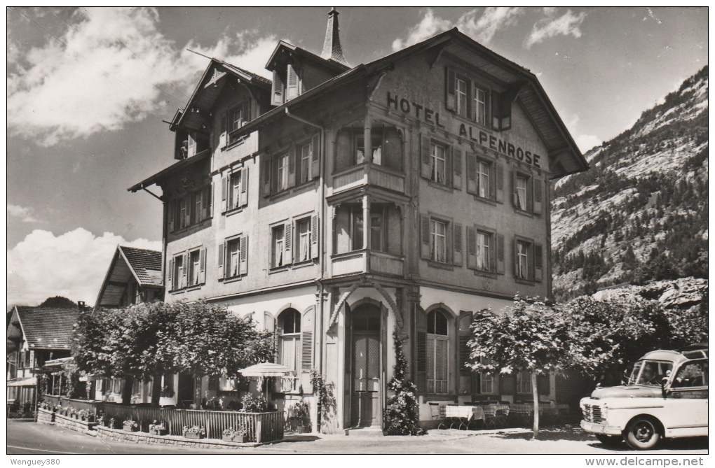 INNERTKIRCHEN      Hôtel Alpenrose  Fam. E. Urweider   1955 - Innertkirchen