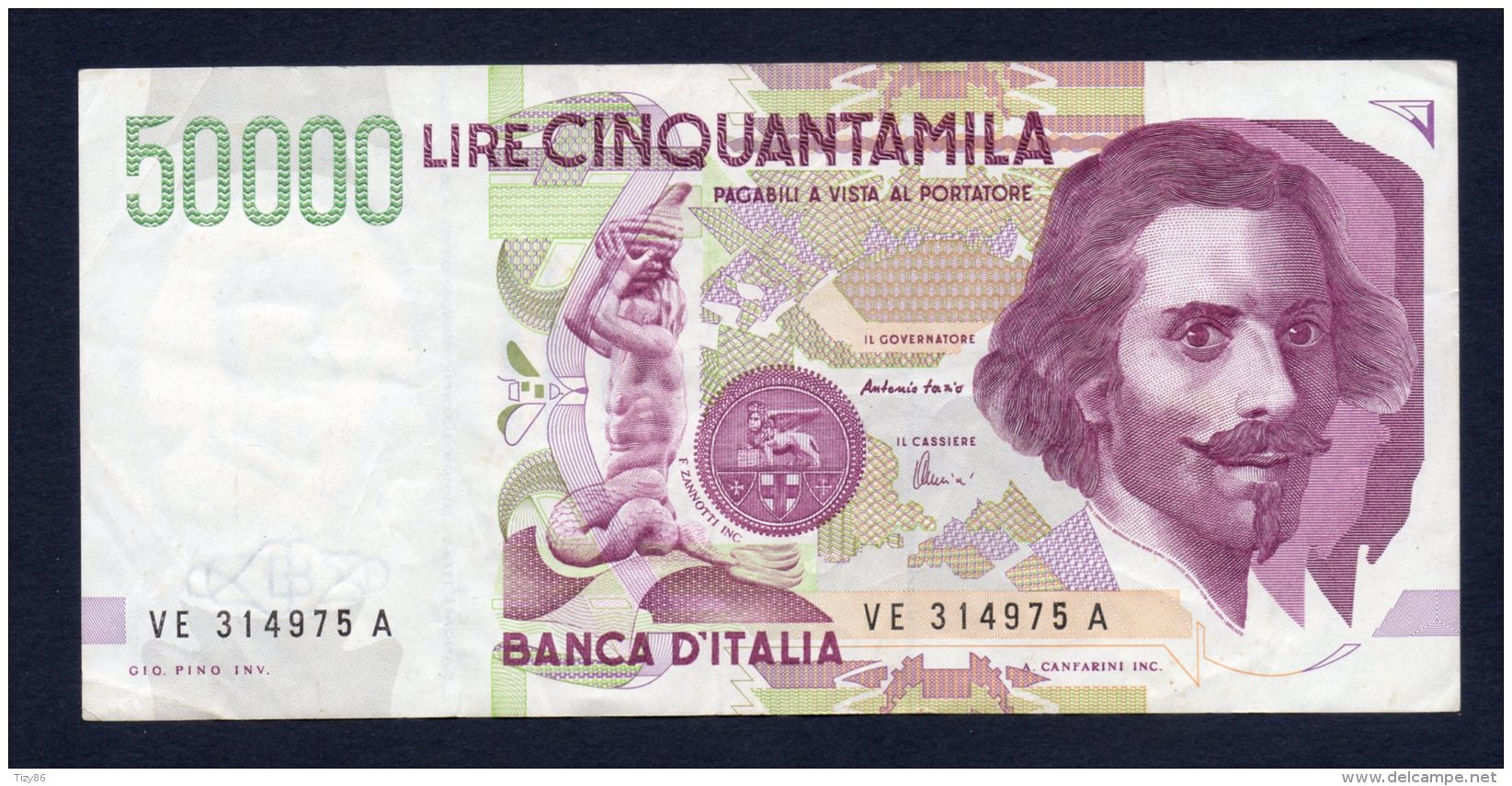 Lire 50000 Bernini 1997 - BB/SPL - 50000 Lire