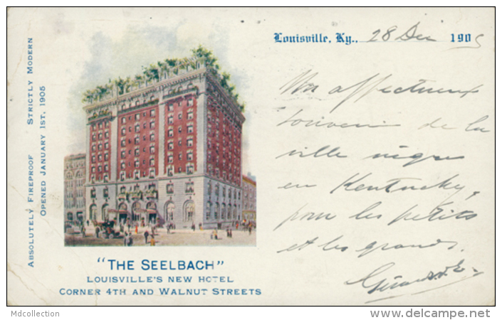 US LOUISVILLE / "The Seelbach", Louisville's New Hotel / CARTE COULEUR - Louisville