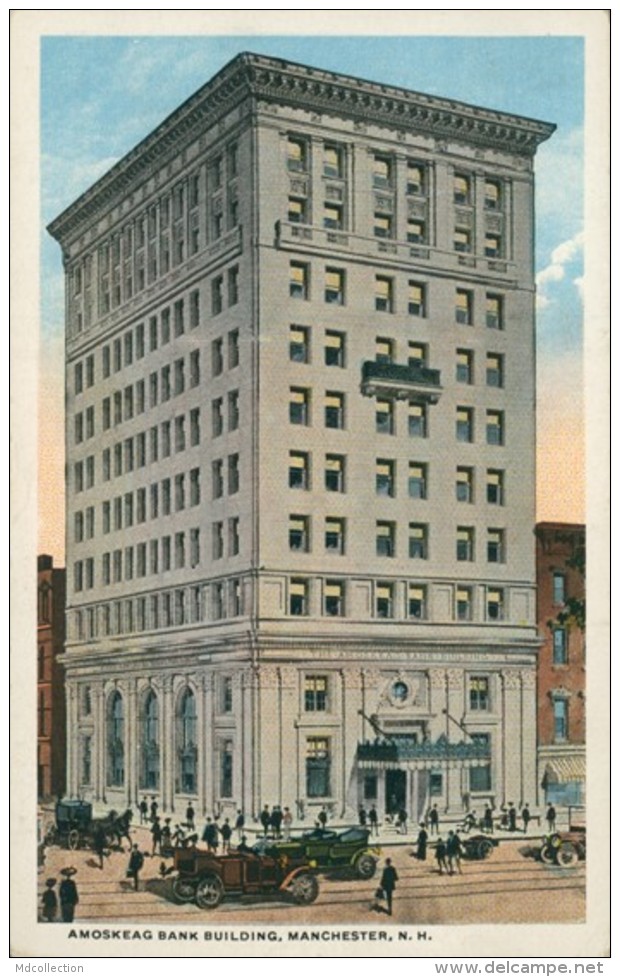 US MANCHESTER / Amoskeag Bank Building / CARTE COULEUR - Manchester