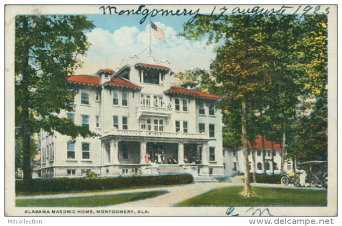 US MONTGOMERY / Alabama Masonic Home / CARTE COULEUR - Montgomery