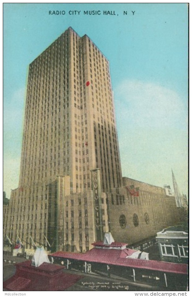 US NEW YORK CITY / Radio City Music Hall / CARTE COULEUR - Broadway