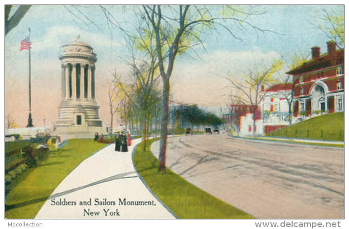 US NEW YORK CITY / Soldiers And Sailors Monument / CARTE COULEUR - Other Monuments & Buildings