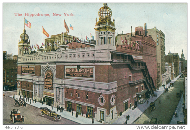 US NEW YORK CITY / The Hippodrome / CARTE COULEUR - Other Monuments & Buildings