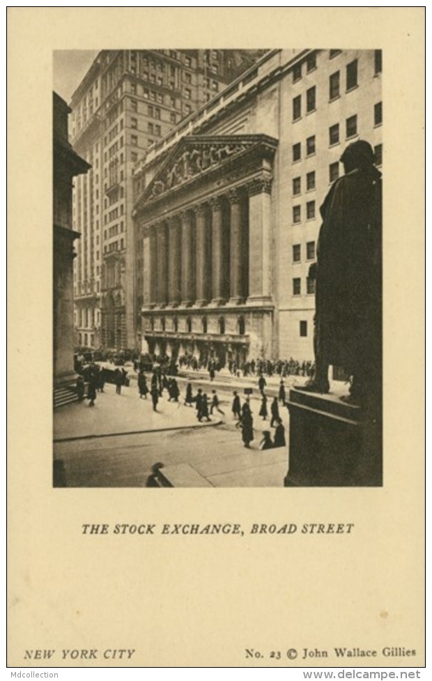 US NEW YORK CITY / The Stock Exchange, Broad Street / - Other Monuments & Buildings