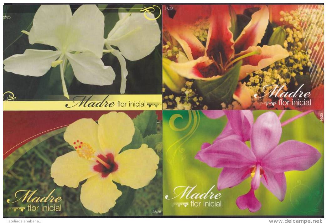 2015-EP-7 CUBA. POSTAL STATIONERY. 2015. Ed.198. COMPLETE SET OF 40. DIA DE LA MUJER. WOMAN DAY UNUSED. - Covers & Documents