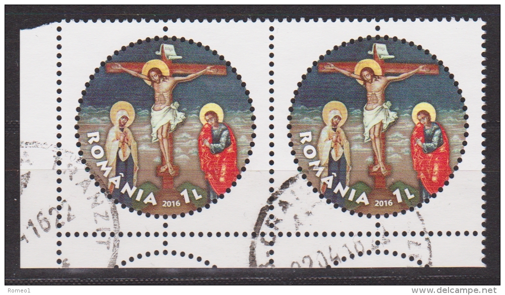 2016: Rumänien Mi.Nr. 7055 (2x) Gest. (d149) / Roumanie Mi.No. 7055 (2x) Obl. - Used Stamps