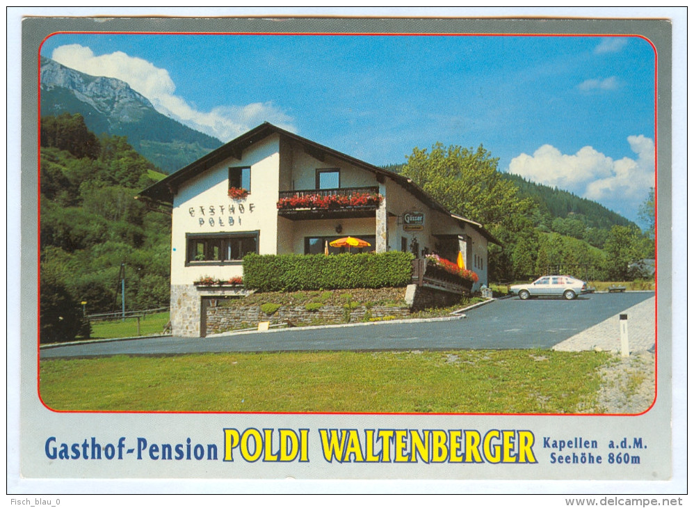 AK Steiermark 8691 Kapellen An Der Mürz Gasthof Pension Poldi Waltenberger A. D. Verlag Kurt Fasch Österreich Austria - Mürzzuschlag