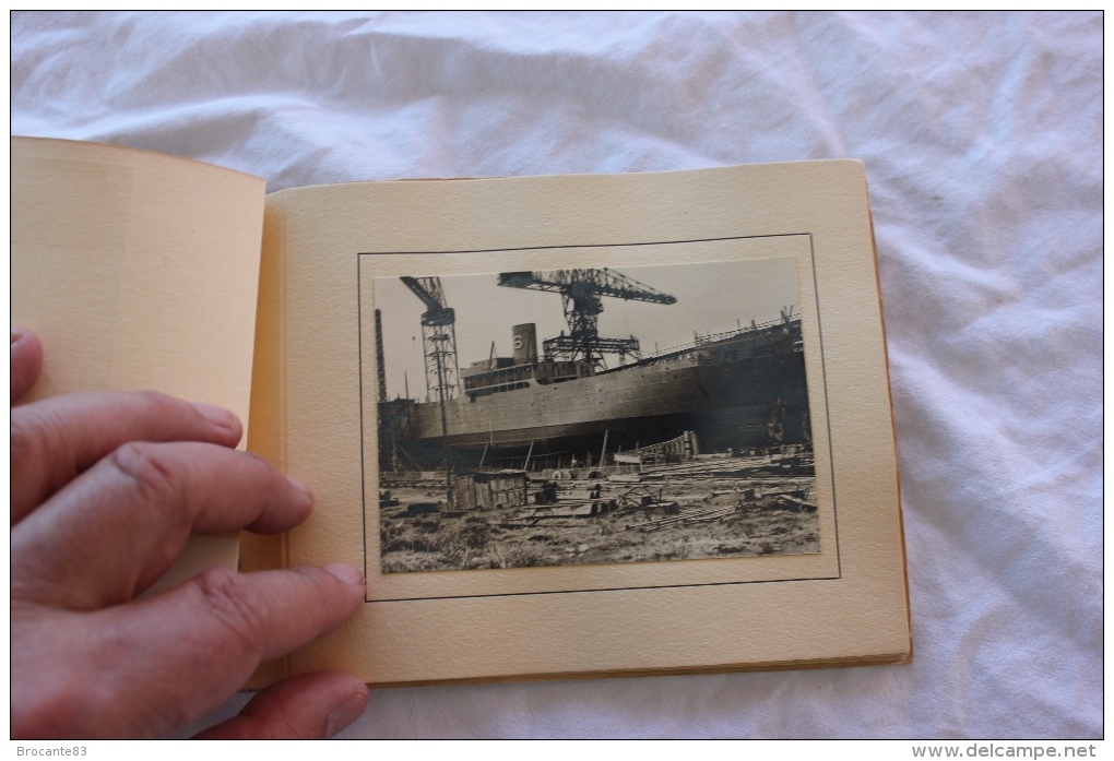 ALBUM PHOTO REMIS PAR LA SOCIETE SCHIAFFINO LORS DU LANCEMENT DU PROSPER SCHIAFFINO LE 25/01/1951