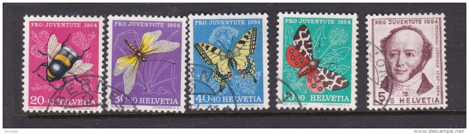 Switzerland Pro Juventute 1954 Used Set - Used Stamps