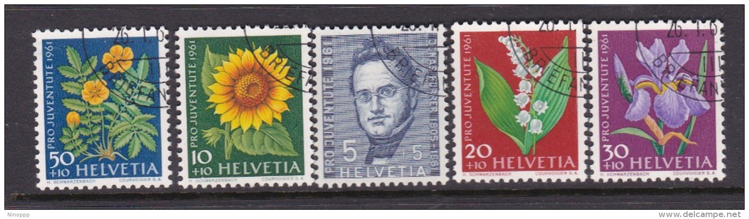Switzerland Pro Juventute 1961 Used Set - Used Stamps