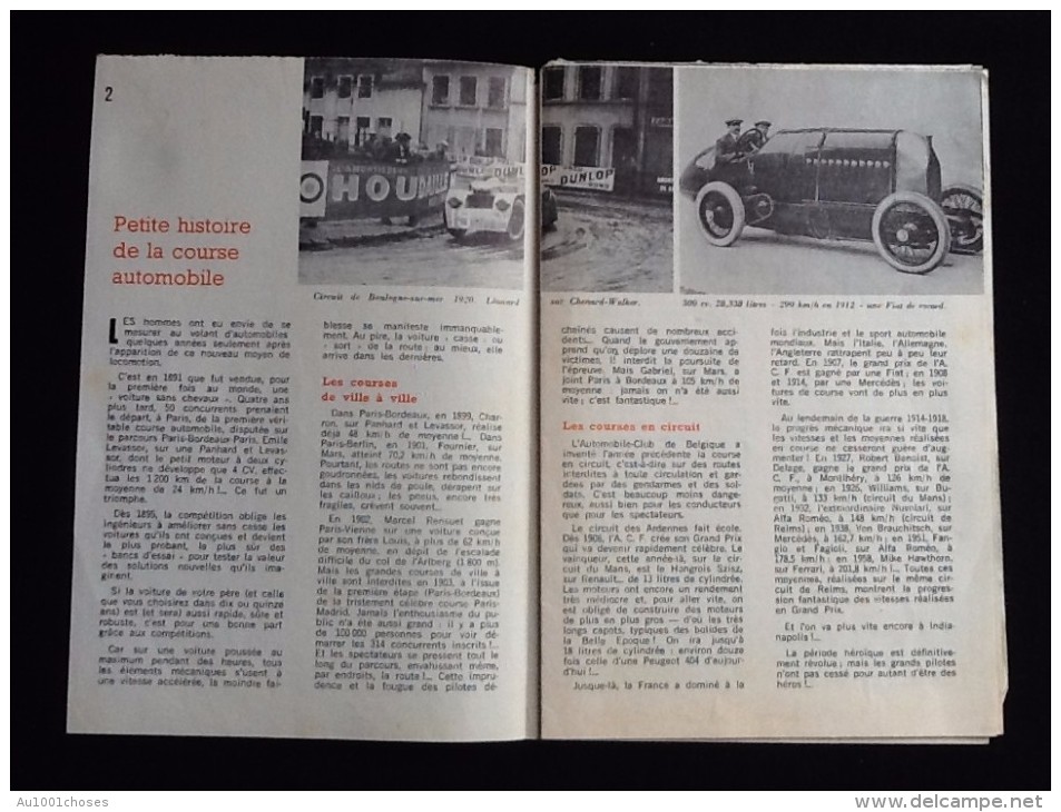 Micrecord  Mai 1968 La Course Automobile - Auto/Motorrad