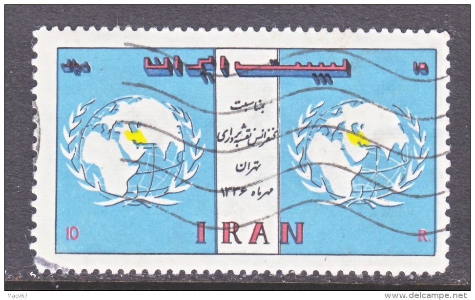 1 RAN   1080    (o)   GLOBE   MAP - Iran