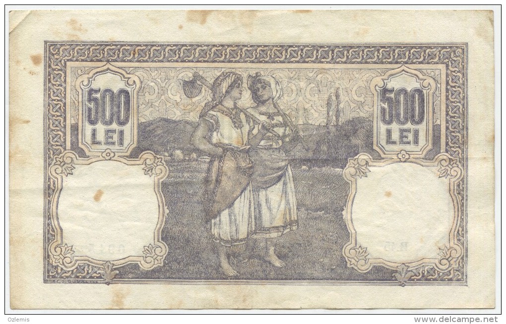 KINGDOM ROMANIA 500 LEI MARCH 1918 -B45 - Romania