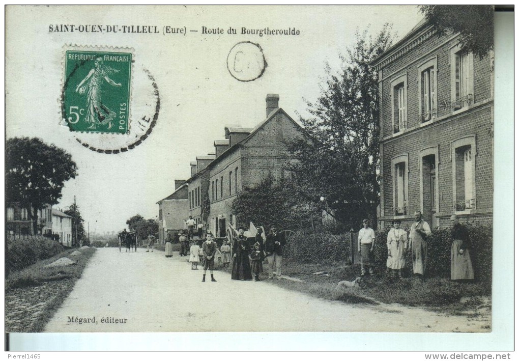 St OUEN Du TILLEUL Route De Bourgtheroulde - Autres & Non Classés