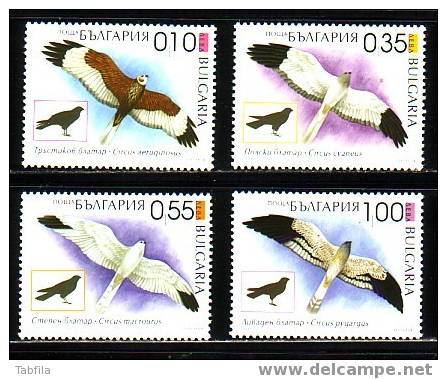 BULGARIA \ BULGARIE - 2006 - Oiseaux Rapaces Des Marais - 4v ** - Aigles & Rapaces Diurnes