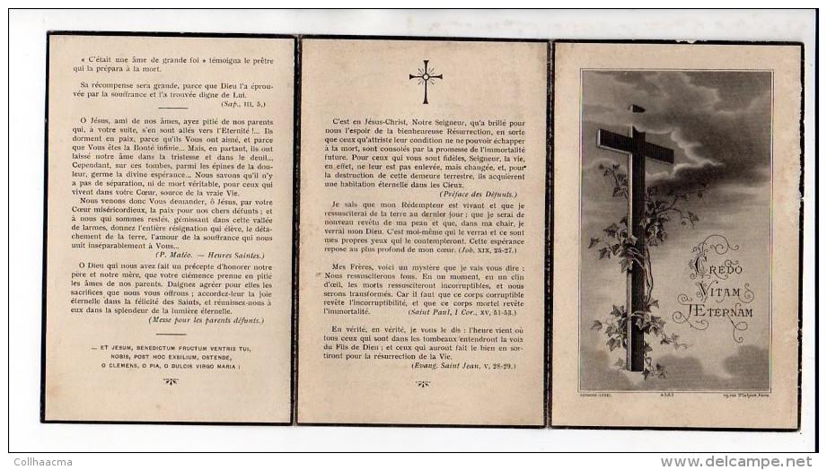 Souvenir Mortuaire  - Mme Eugénie Carl Née Galler Et Mr Joseph Carl,Décédés En 1935 à Cousances Aux Forges  55 - Avvisi Di Necrologio