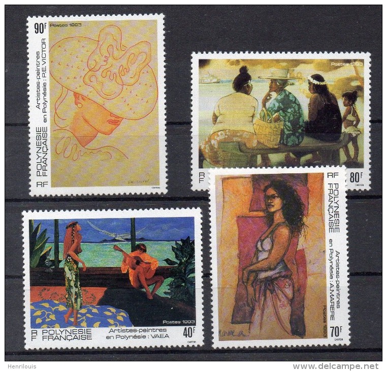 POLYNESIE    Timbres Neufs ** De 1993   ( Ref 2981 ) Art - Peinture - Neufs