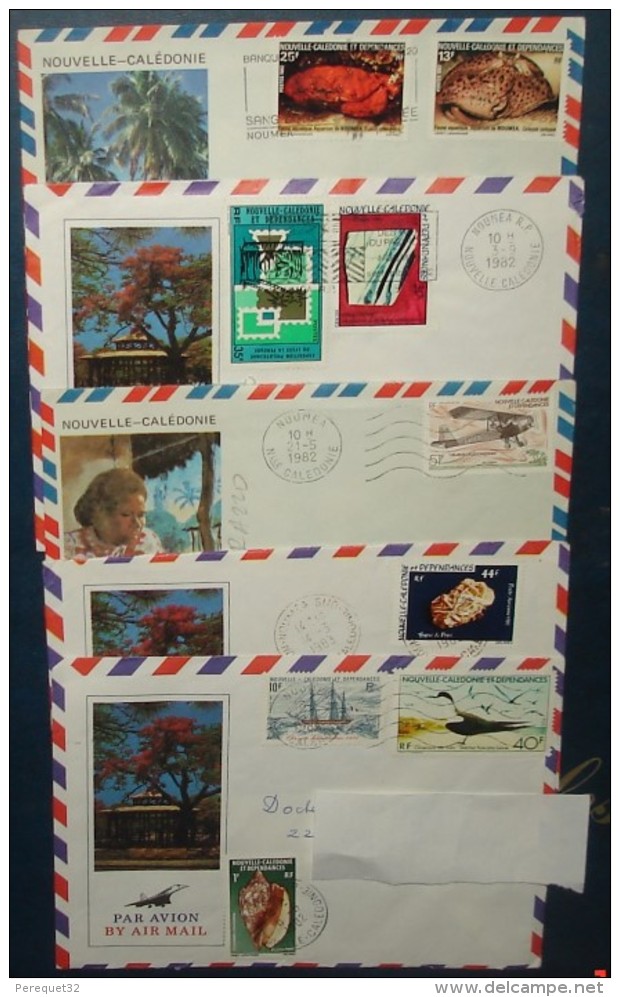 Lots 5 Lettres.1982,1983 - Collections, Lots & Series