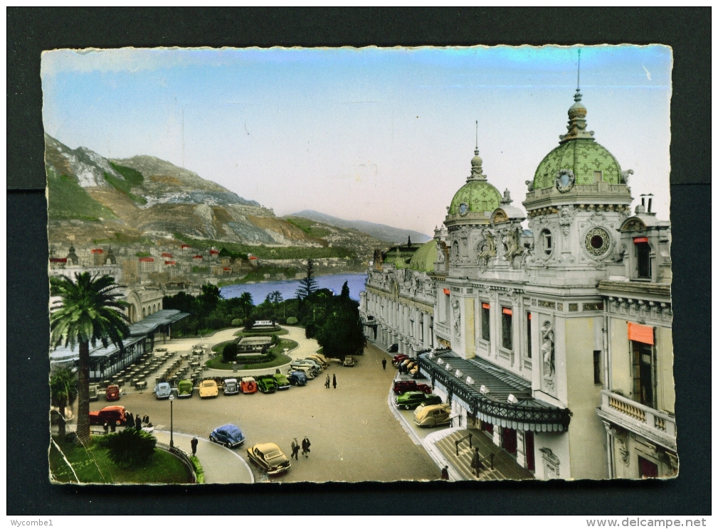 MONACO  -  Cafe De Paris And Casino  Used Postcard As Scans - Cafés & Restaurants