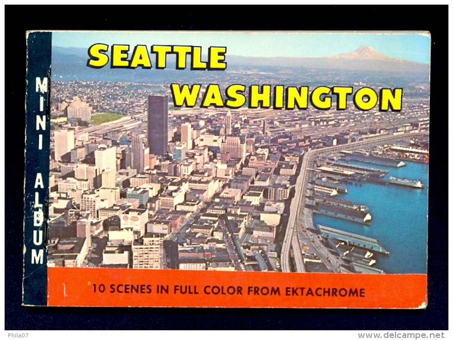 Mini Album Seattle Washington / Dimension Cca 10x6.8 Cm - Seattle