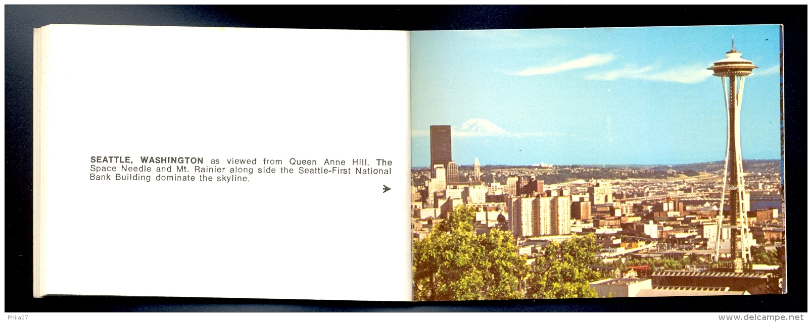 Mini album Seattle Washington / dimension cca 10x6.8 cm