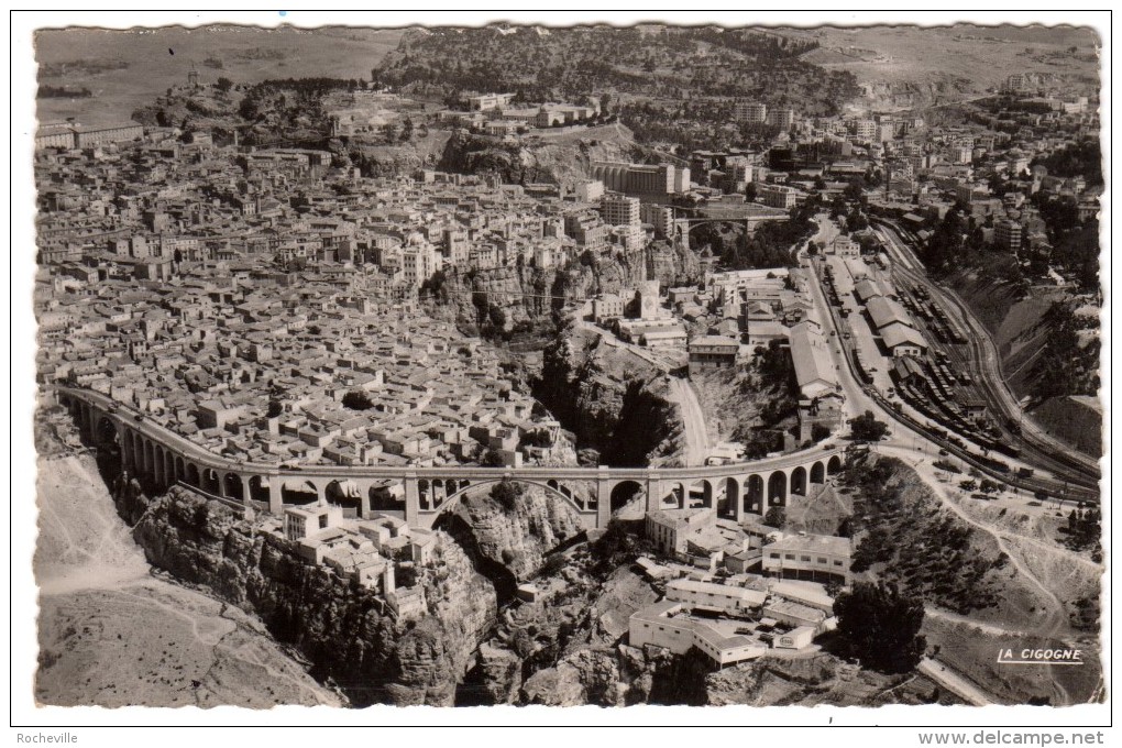 Algérie- CONSTANTINE- Vue Générale-Scans Recto-verso - Constantine