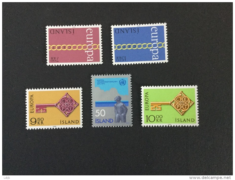 1968 CEPT-Europe  Michel 417- 418 + 451-452 + 484  **) - Neufs