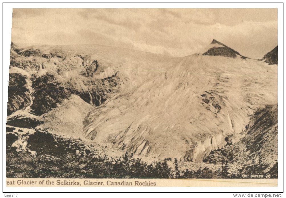 (911) Very Old Postcard - Carte Ancienne - Canada - Selkirks Glacier - Lac Louise