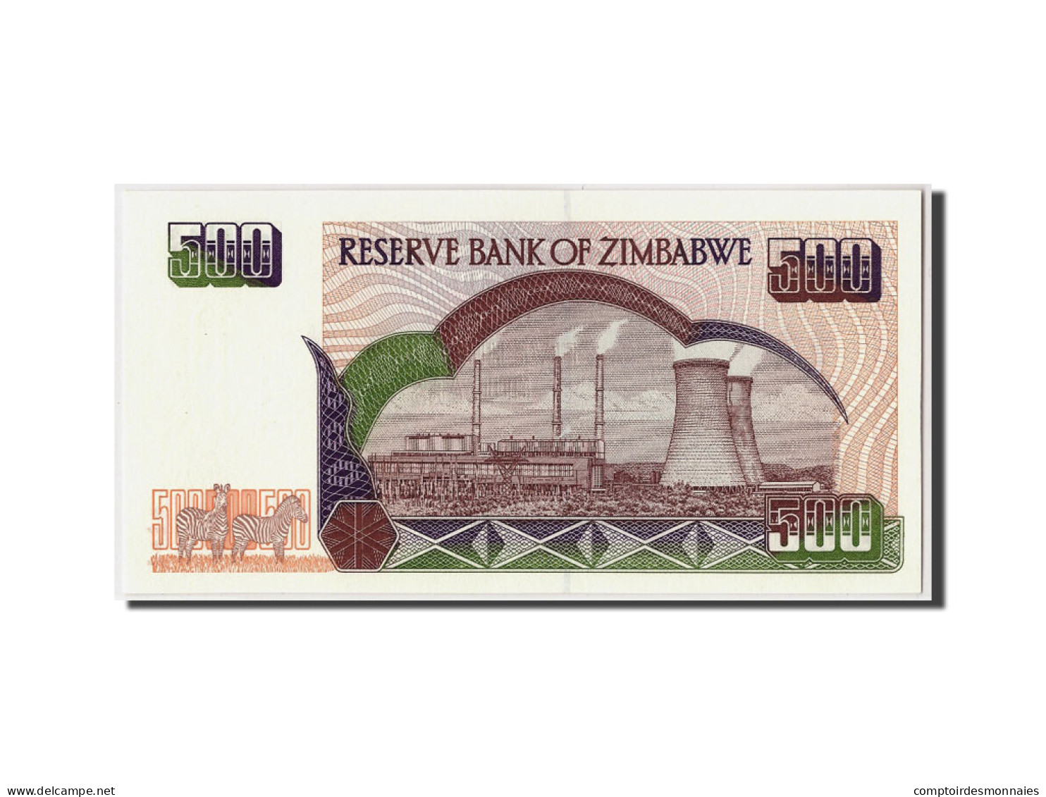 Billet, Zimbabwe, 500 Dollars, 2001, Undated, KM:11a, NEUF - Zimbabwe