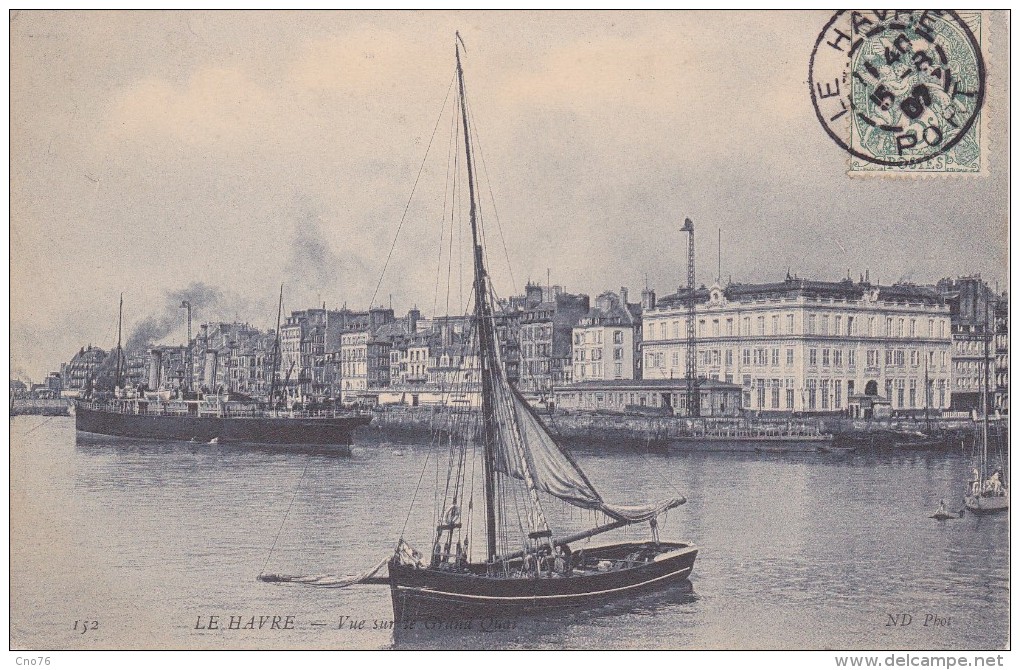 Le HAVRE Vue Sur Le Grand Quai N° 152 - Harbour