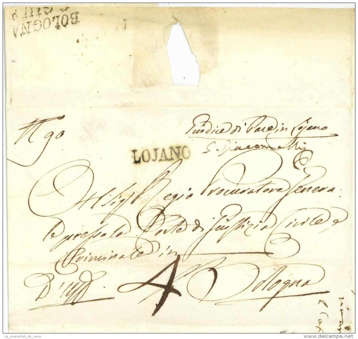 LOIANO Pour FORLI - 1813 - 1. ...-1850 Prephilately