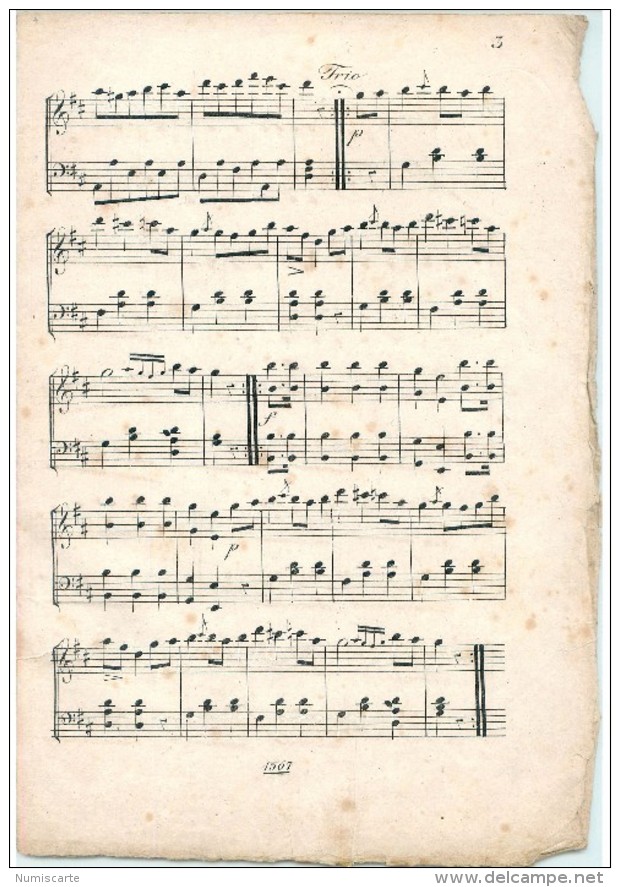 Partition  N° 157 9ter Münehner Favorit Walzer Für Das Piano Forte Von Bruno Held - Bei B SCHOTT In MAINZ - Partitions Musicales Anciennes