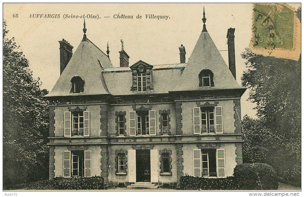 Dép 78 - Chateaux - Auffargis - Château De Villequoy - Bon état Général - Auffargis