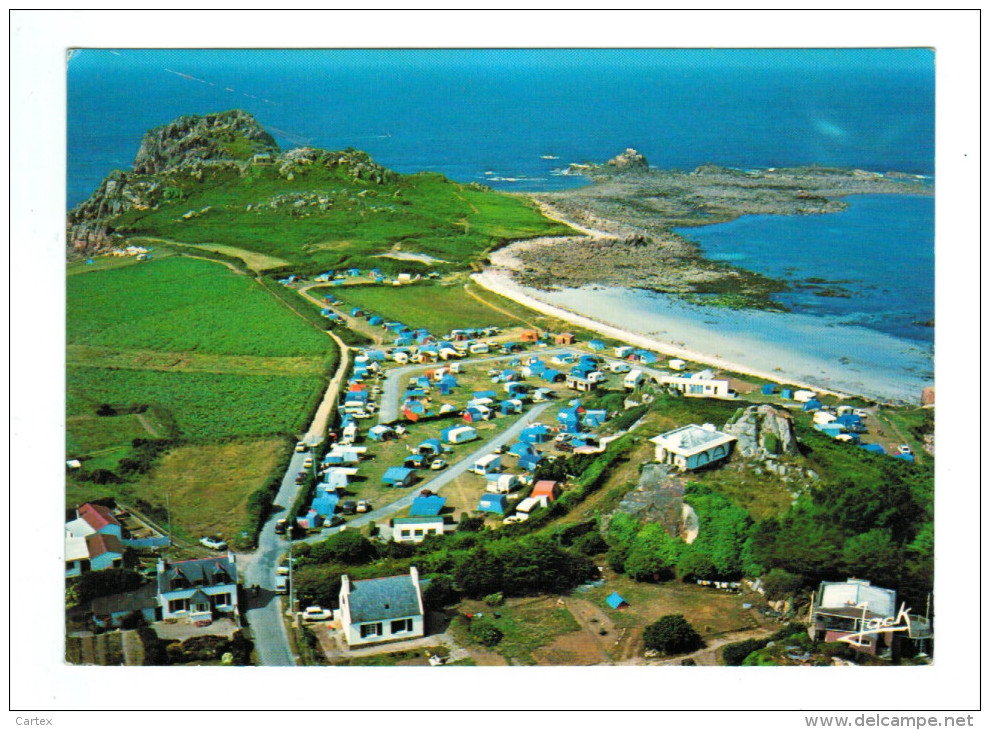 11113  CPM PLOUGASNOU : La Pointe Dy Primet Et Le Camping  1974 - Plougasnou