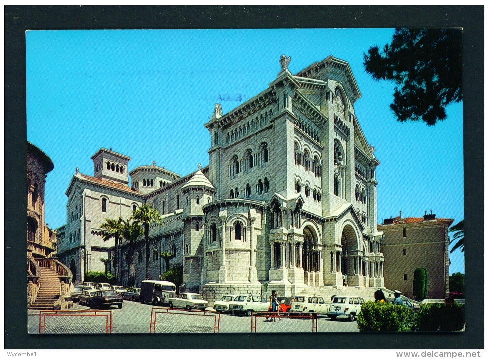 MONACO  -  The Cathedral  Used Postcard As Scans - Saint Nicholas Cathedral