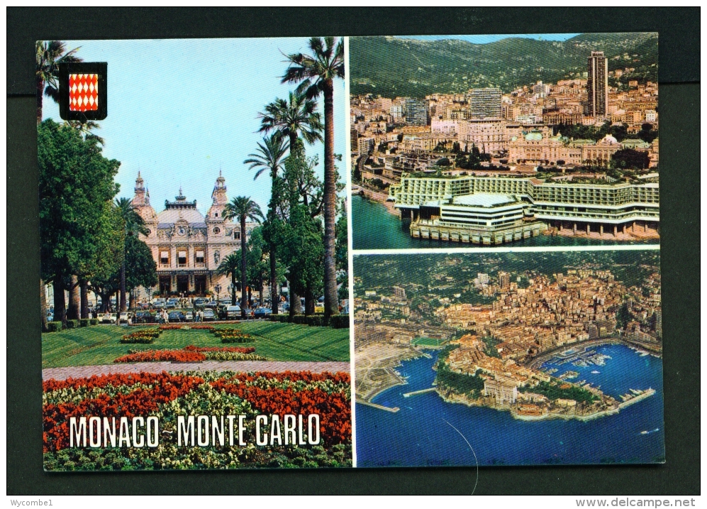 MONACO  -  Monte Carlo  Multi View  Used Postcard As Scans - Monte-Carlo