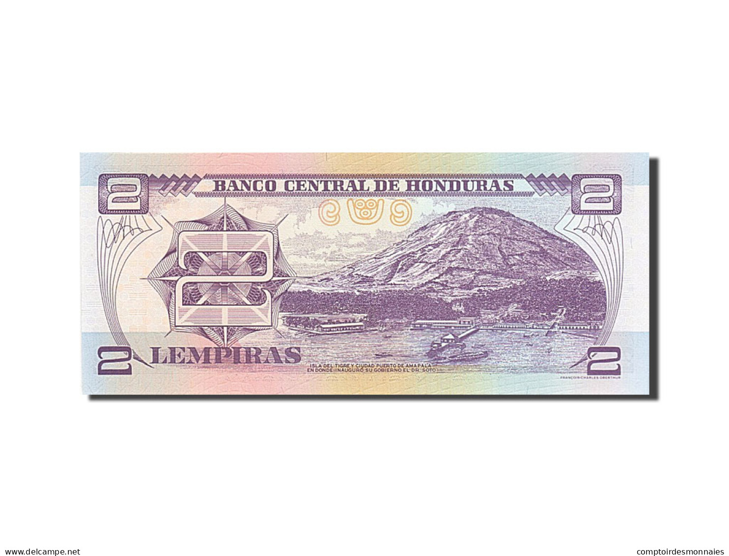 Billet, Honduras, 2 Lempiras, 1996-1998, 2004-08-26, KM:80Ae, NEUF - Honduras