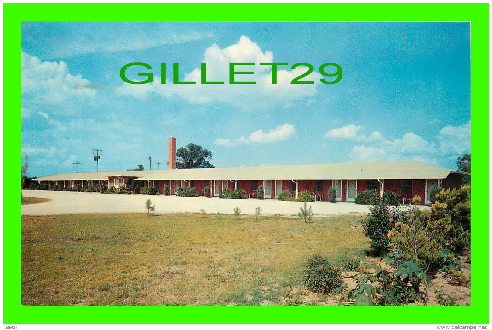 FLORENCE, SC - CARDINAL COURT - TRAVEL IN 1957 -  HENRY H. AHRENS - - Florence