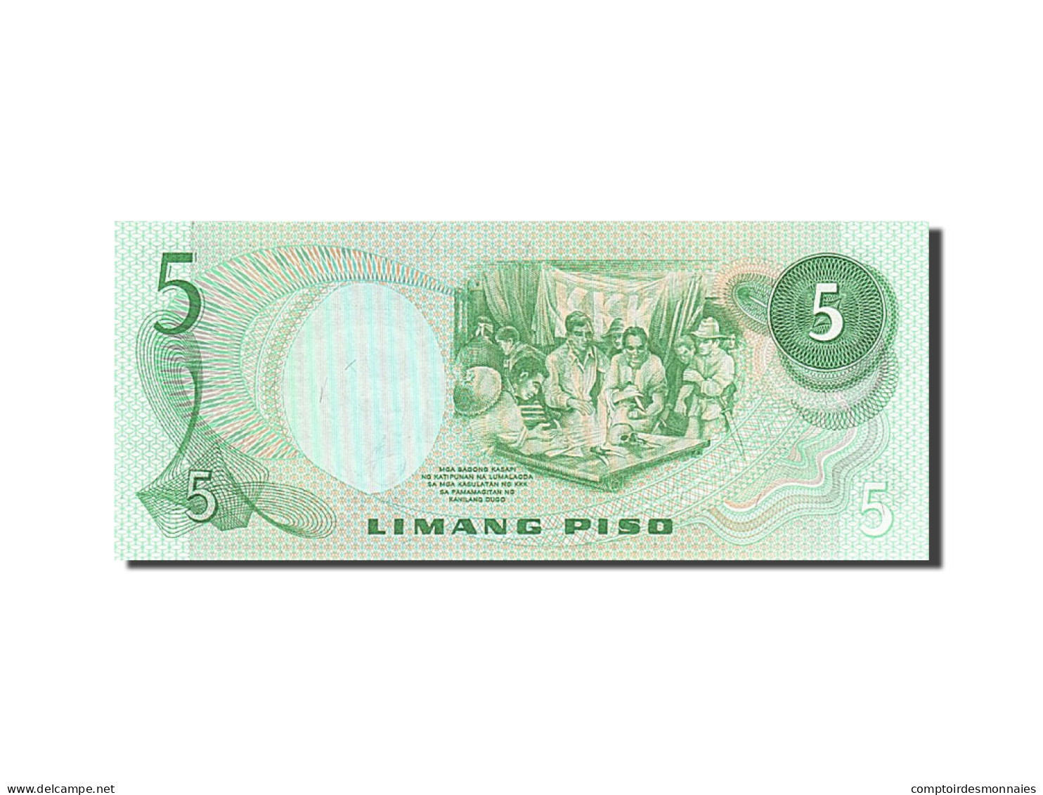 Billet, Philippines, 5 Piso, 1978, Undated, KM:160b, NEUF - Philippines