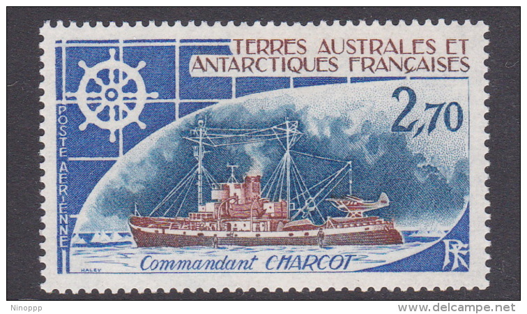 French Southern And Antarctic Territory SG 105 Airmail 2F 70, Commandant Charcot, Mint Hinged - Other & Unclassified