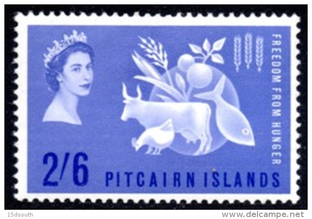 Pitcairn Islands - 1963 Freedom From Hunger (*) SG 32 - Pitcairneilanden